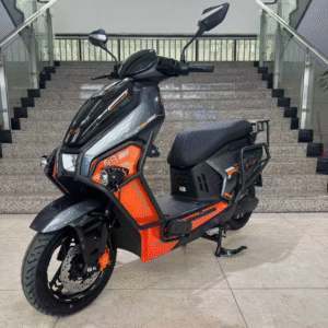 MiLan AE86 60V/72V 1500W Dual Disc Brake Electric Motorcycle Scooter with APP Bluetooth NFC Card Start and Safety Bars