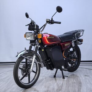 MiLan CG 60V 72V 2000W Retro Electric Motorcycle Scooter With Disc Brakes and 17-Inch Aluminum Alloy Wheels